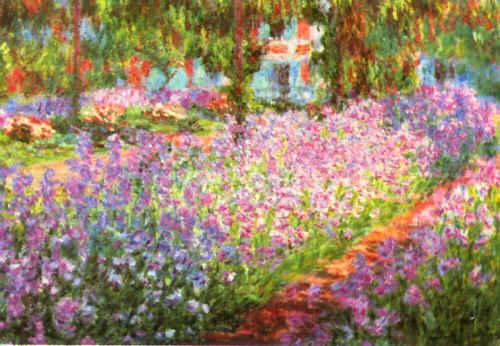 Claude Monet Artist s Garden at Giverny Spain oil painting art